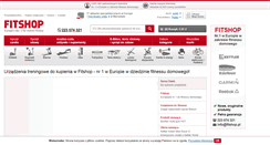 Desktop Screenshot of fitshop.pl